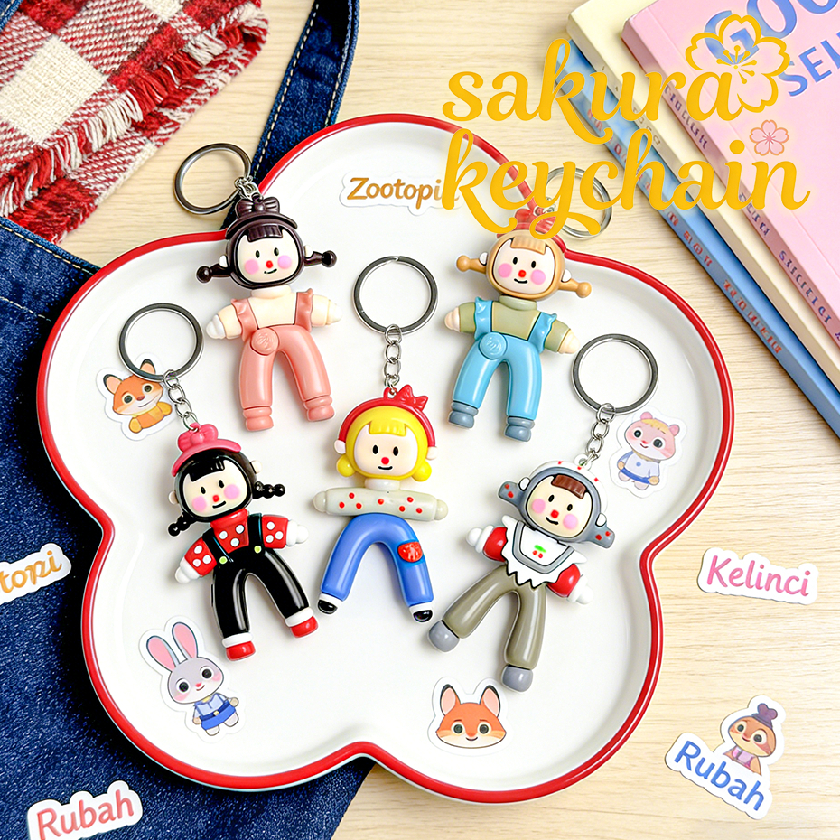 Gantungan Tas Lucu BTS Karakter Tiny Tan Stylish