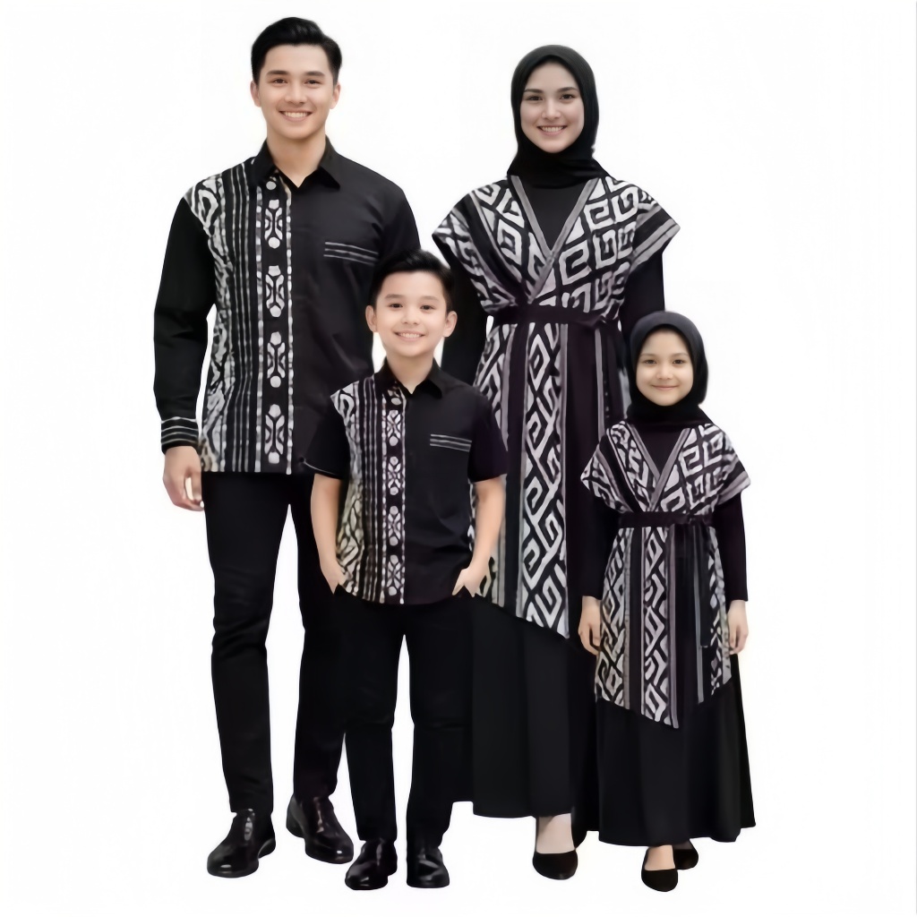 Baju Tenun Couple Batik Gamis Socket Wanita Kemeja Pria Kondangan Pernikahan Model Terbaru Modern