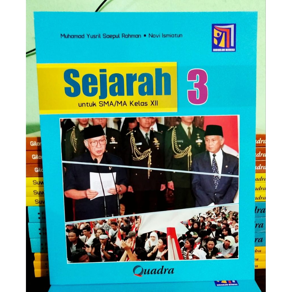 Buku Sejarah Kelas 12 SMA Kurikulum Merdeka Quadra
