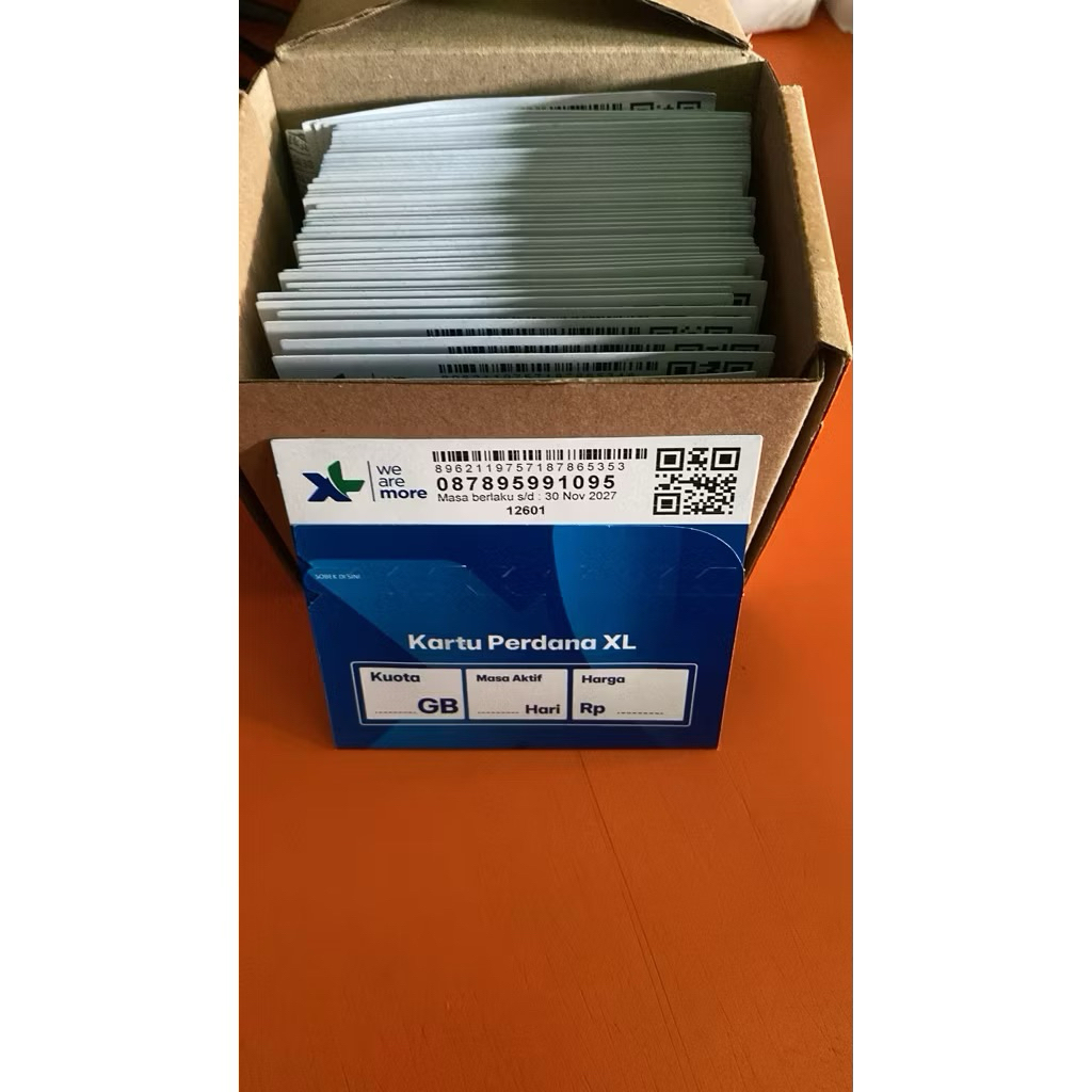 Kartu XL 3GB + 5GB (Kuota Mudik)