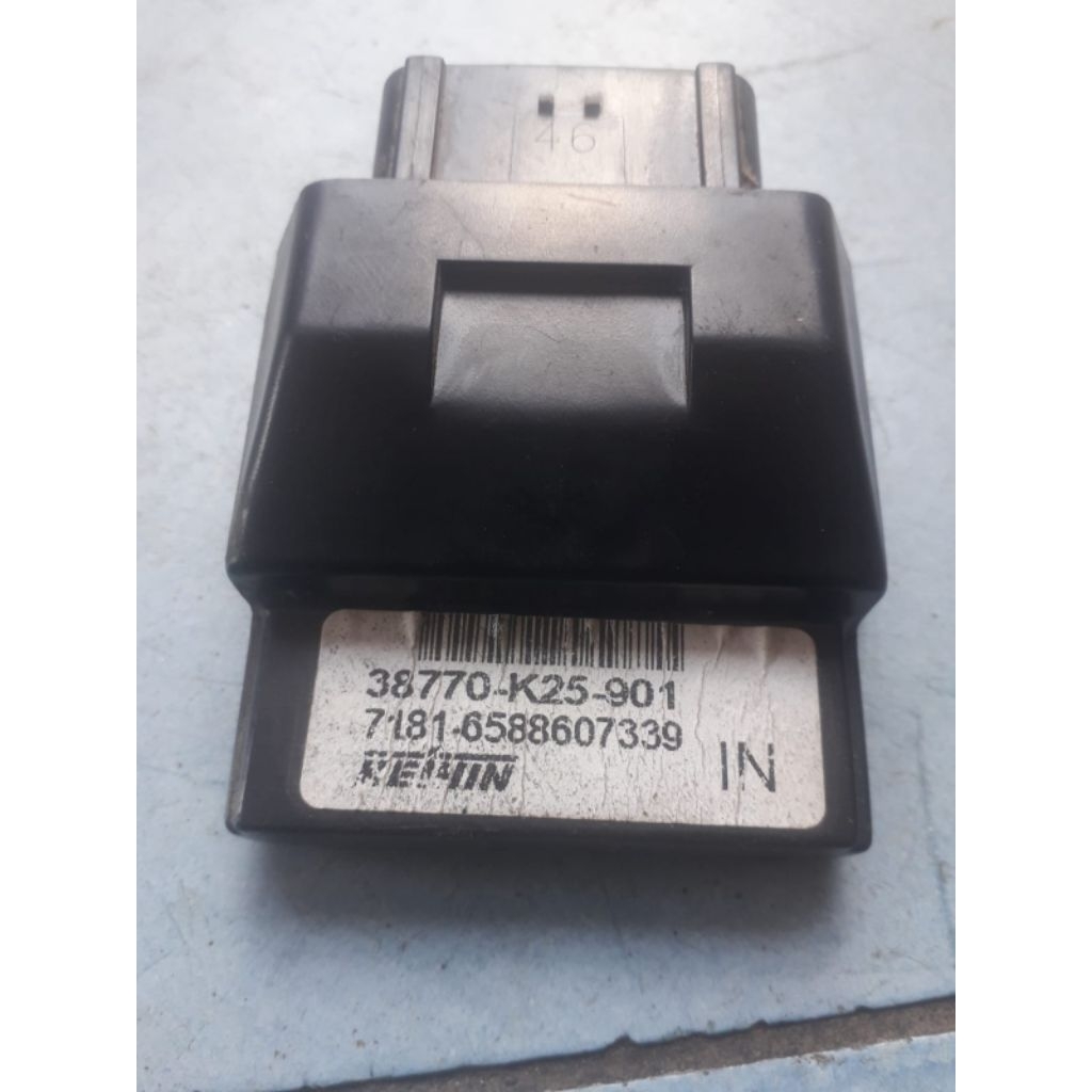 ECU honda beat fi stater kasar kode K25 - 901 tahun 2013-2014 ori copotan