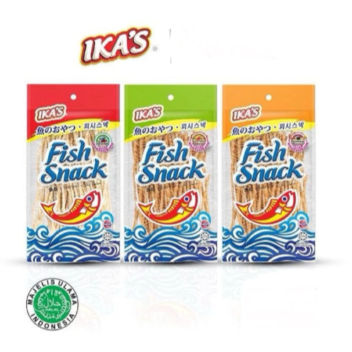 Ikas Fish Snack 50g | Snack Juhi Ikan | Original Hot Spicy BBQ | Malaysia |