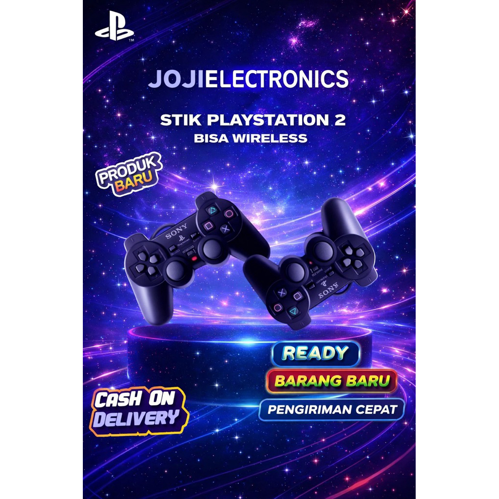 SONY Stik Stick PS2 Playstation 2 Wired Kabel Sony OP