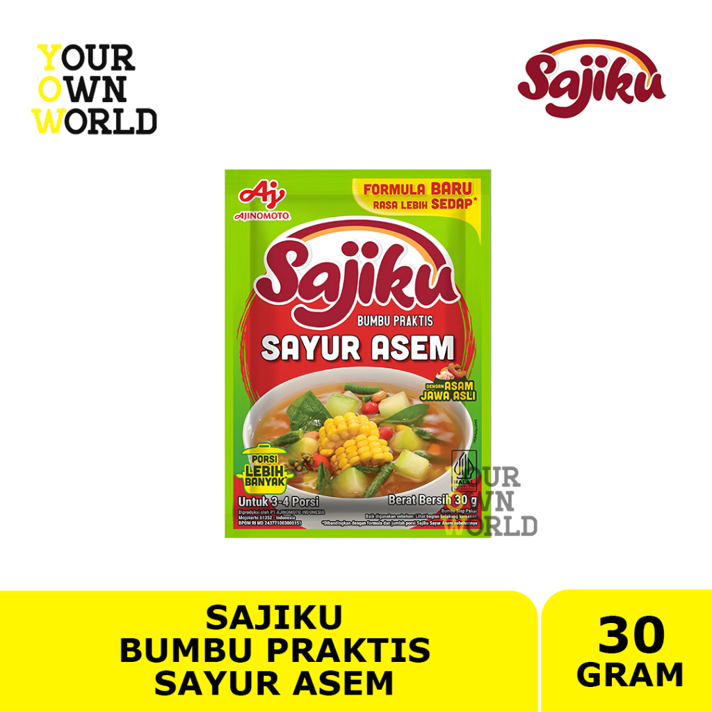 Sajiku® Bumbu Praktis Sayur Asem 30gr | Sajiku® Bumbu Praktis Sayur Asem 30 gr | Sajiku® Bumbu Prakt