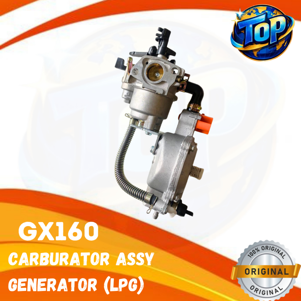 Karburator LPG GX160 Dual Fuel Carburetor  / Carburator Gas LPG GX160 Carburator Genset