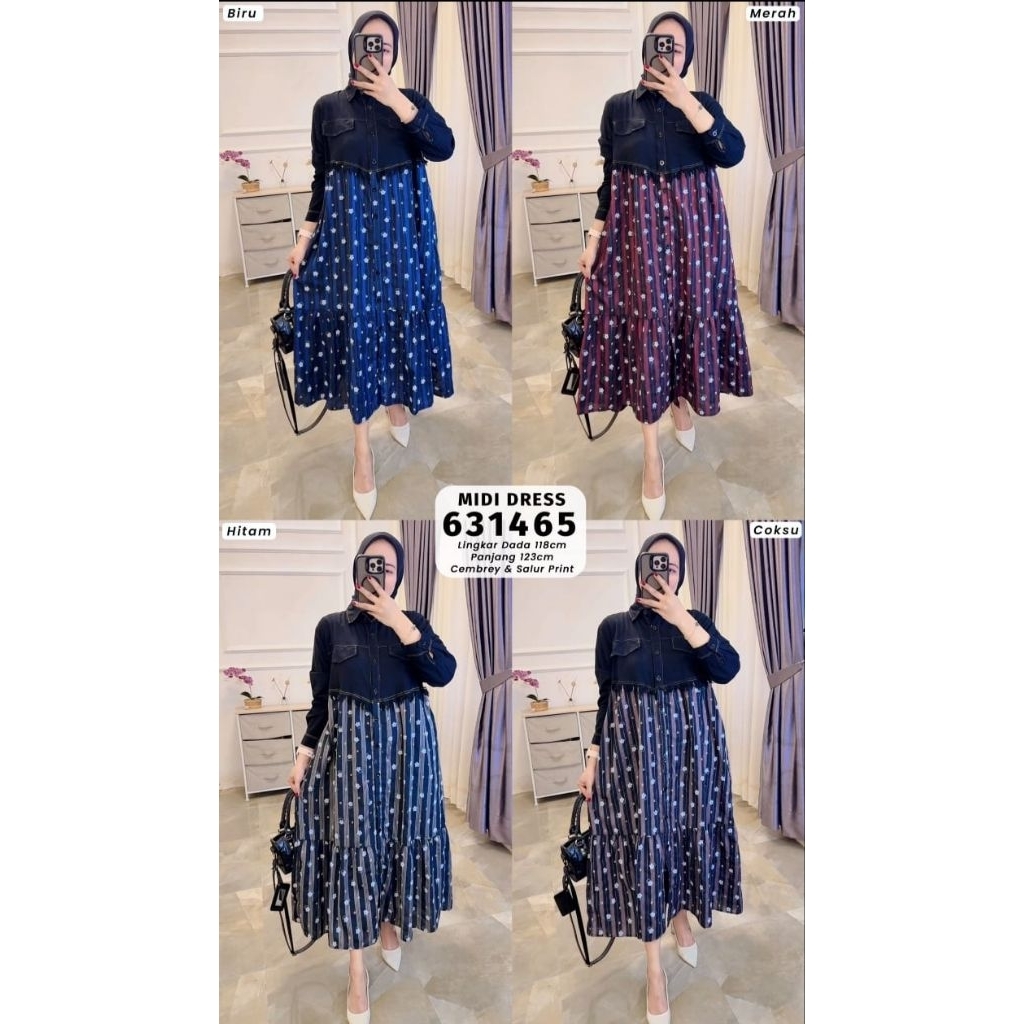 Lily midi dress by EXTU