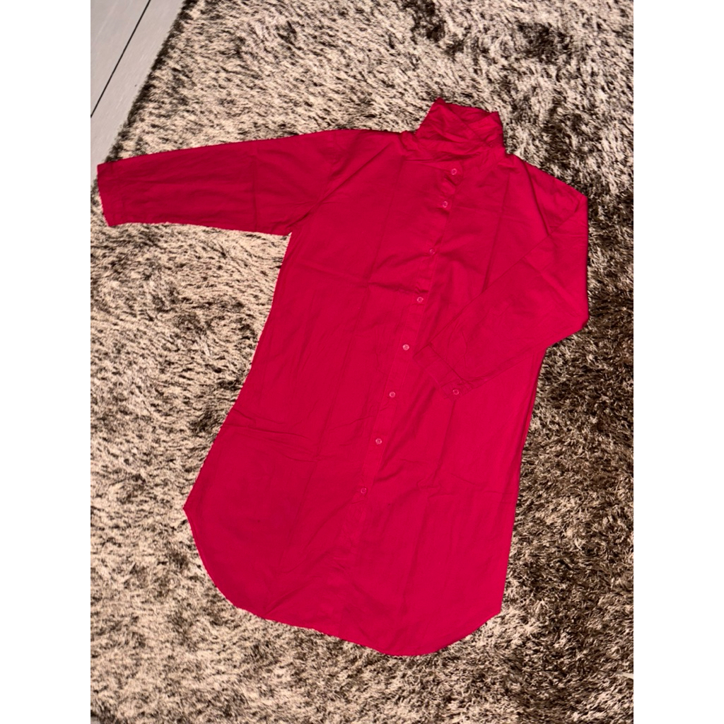 TUNIK KEMEJA FUSCHIA