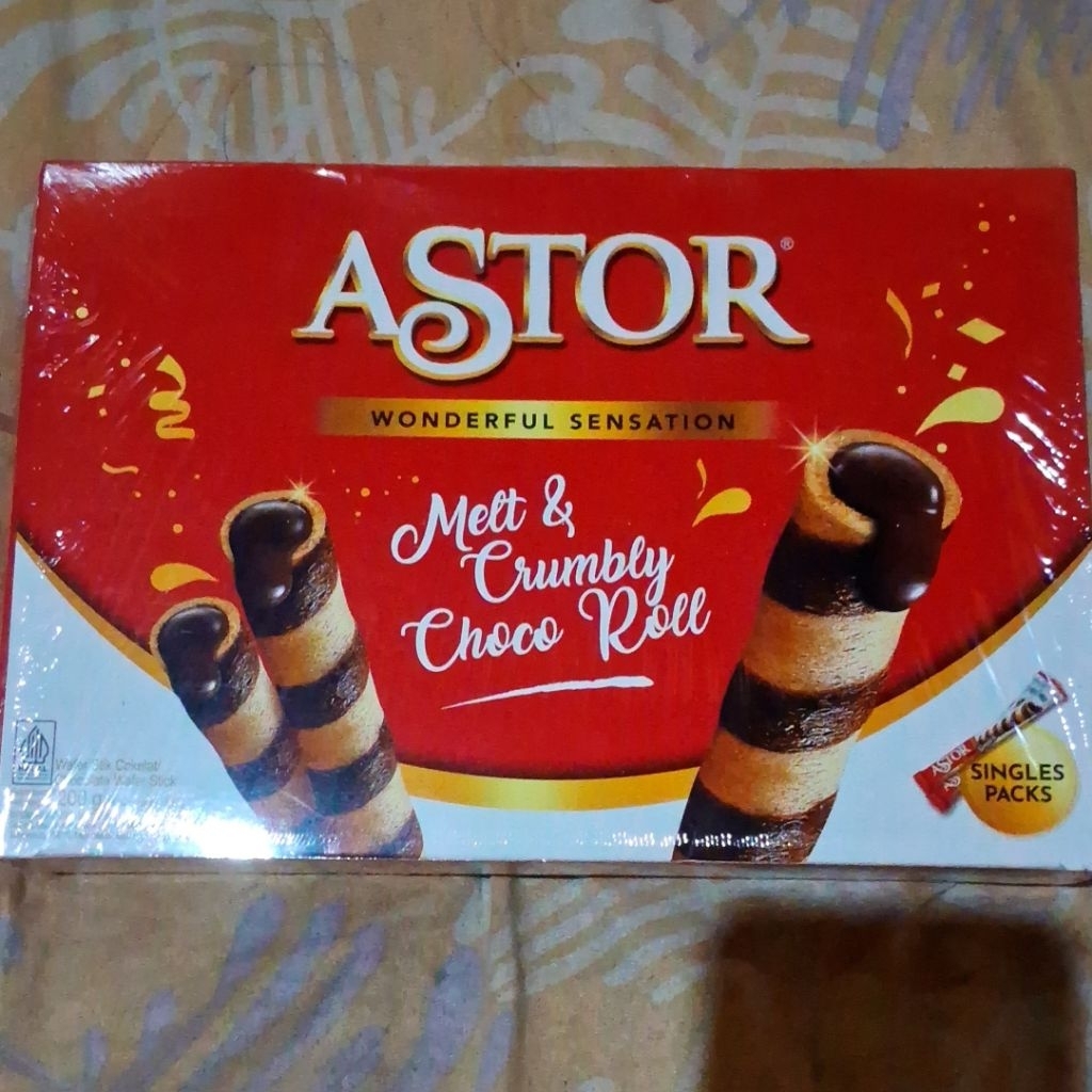 astor wafer stick coklat / astor/ astor roll / astor coklat / astor 200gr