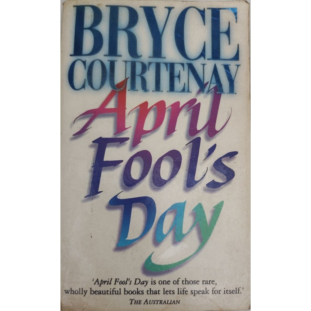 BUKU BRYCE COURTENAY APRIL FOOL'S DAY BEKAS ORIGINAL