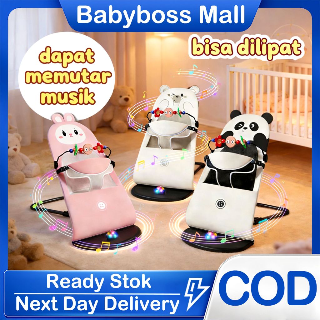 Babyboss Bouncer Bayi Ayunan Bayi Nyaman 0-3 Tahun Untuk Bayi Baby New Born Bouncer Baby Bouncer Bay
