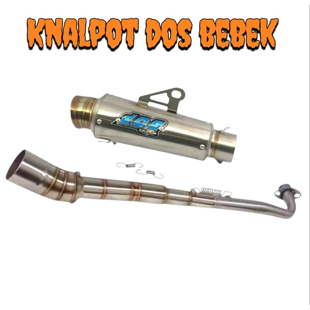 KNALPOT DOS JUPITER Z VEGA GRAND ASTREA SUPRA 125 blade absolute revo Knalpot dos Supra 125