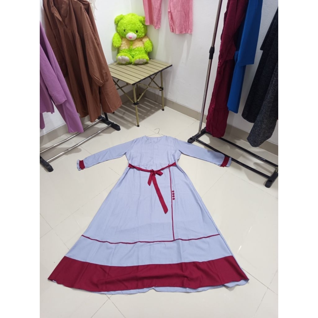 GAMIS CARISSA SYAR'I / GAMIS MUSLIM / FASHION WANITA