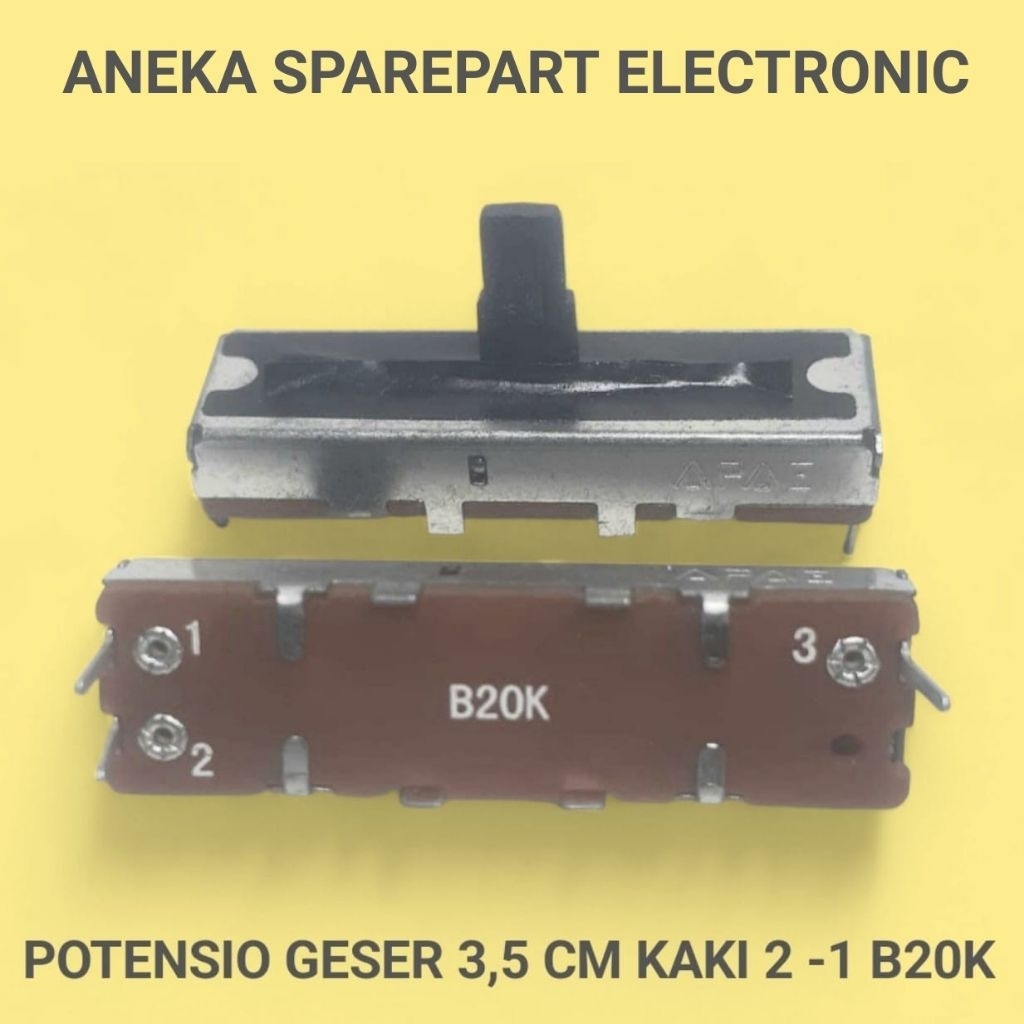 POTENSIO GESER 3,5 CM KAKI 2 -1 B20K