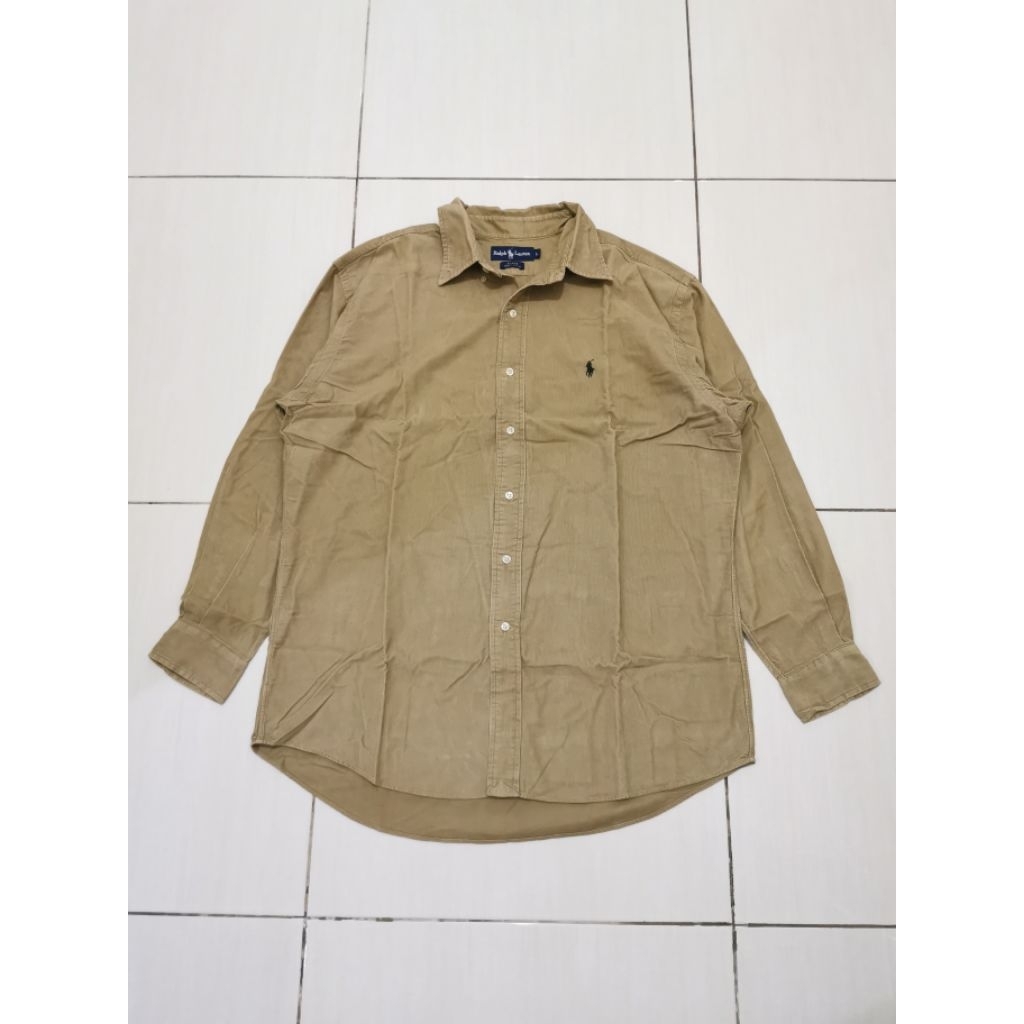 vintage kemeja corduroy ralph lauren