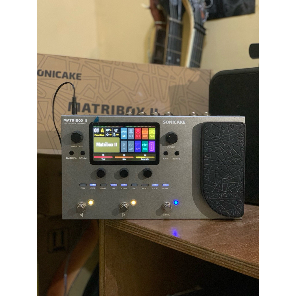 efek gitar  akustik elektrik bass sonicake matribox II