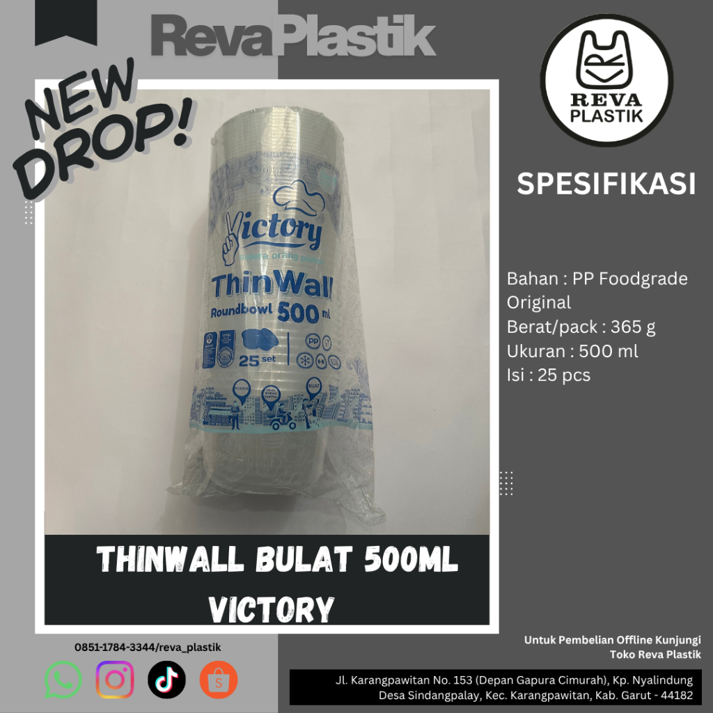 Thinwall Bulat 500ml Victory