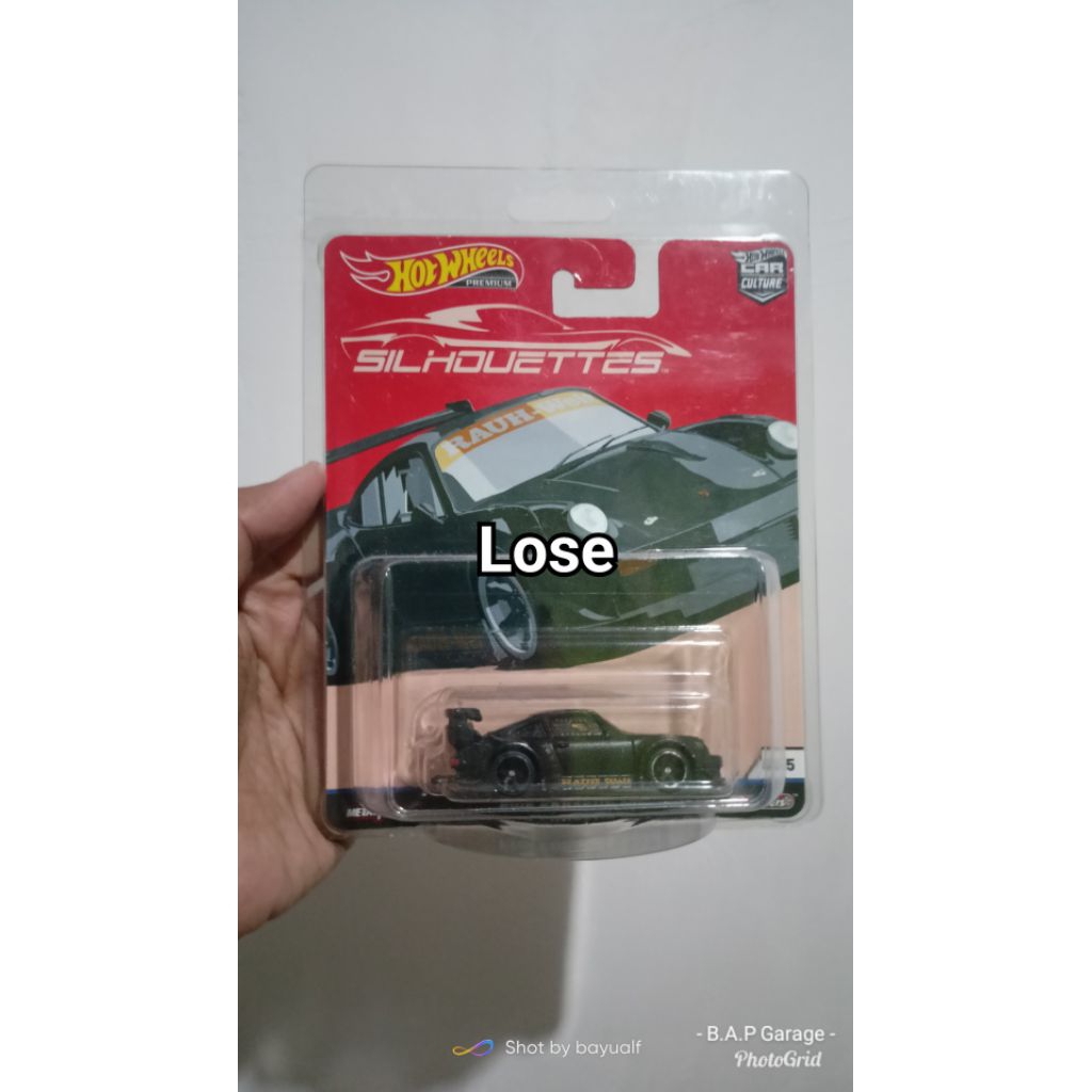 Hotwheels Premium Porsche RWB 930 Hitam