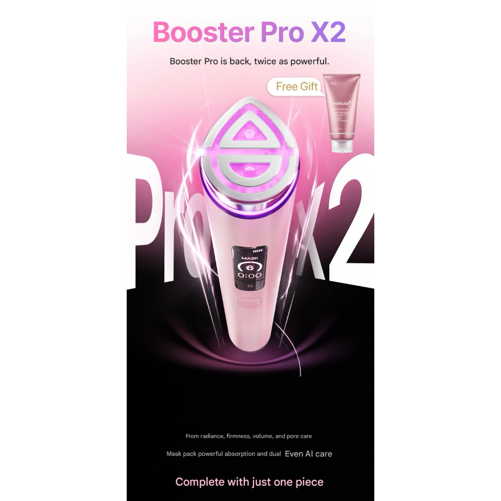 NEW MEDICUBE AGE-R Booster Pro X2 Beauty Device Original Korea