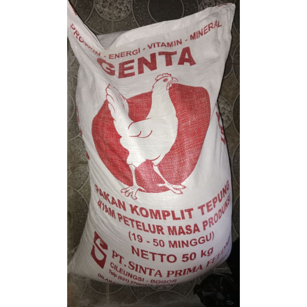 Pakan Ayam Petelur Genta Berat 5kg - Membantu Meningkatkan Kualitas Telur
