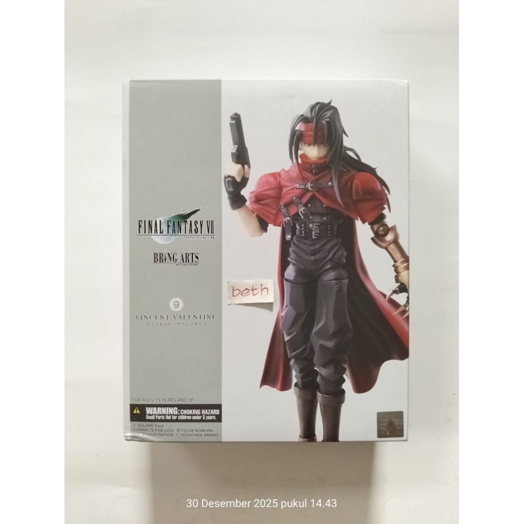 Bring Arts Vincent Valentine Ori Final Fantasy VII Square Enix