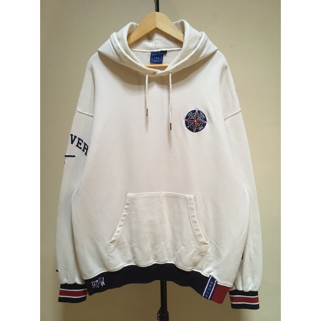 Hoodie Streetwear Krem Romantic Crown RMT CRW Bordir