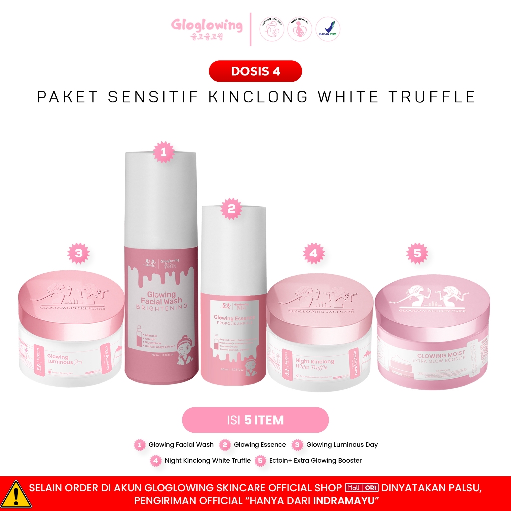 DOSIS 4 - Paket Sensitif Kinclong White Truffle