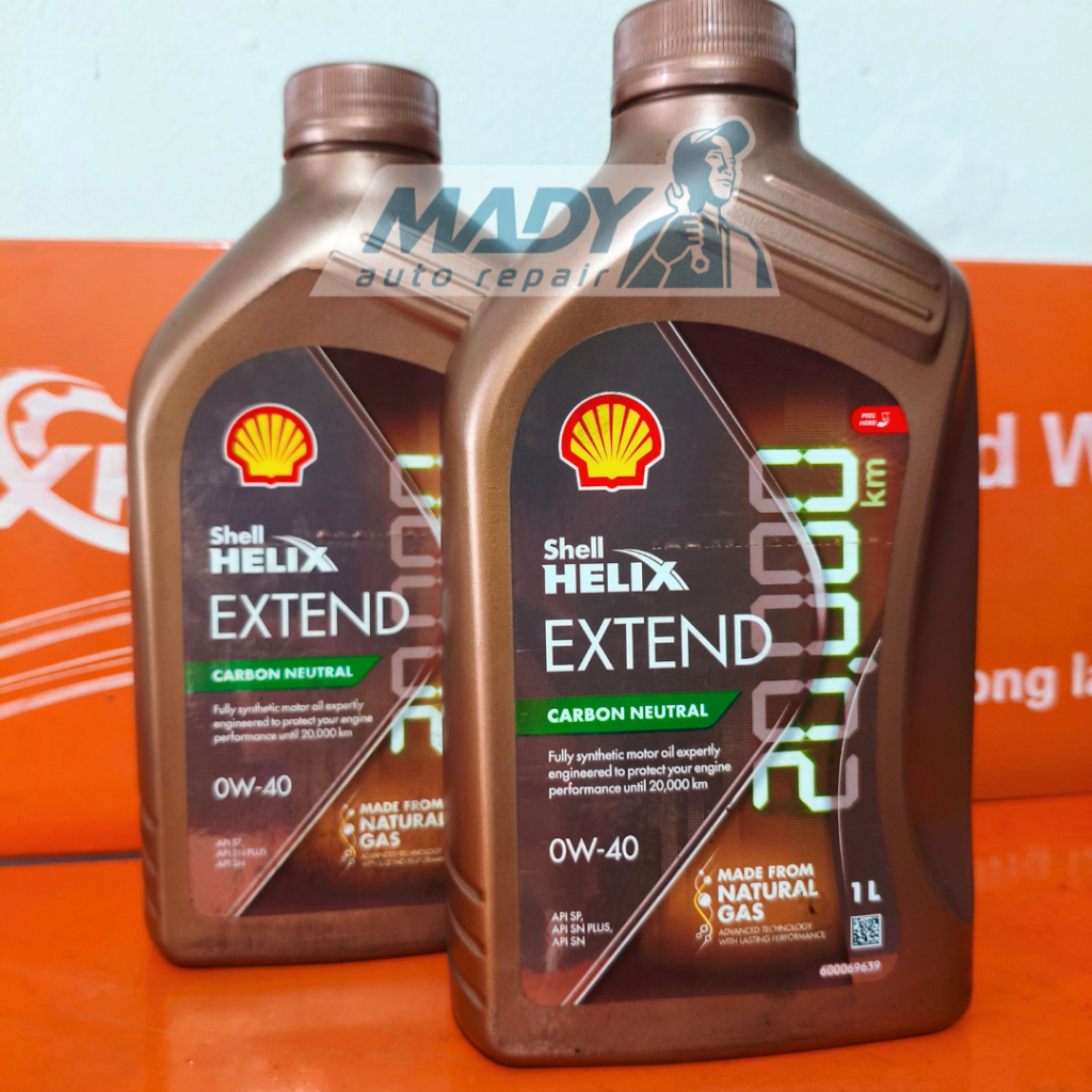 OLI MESIN SHELL HELIX EXTEND SAE 0W-40 1LITER 100% ORIGINAL