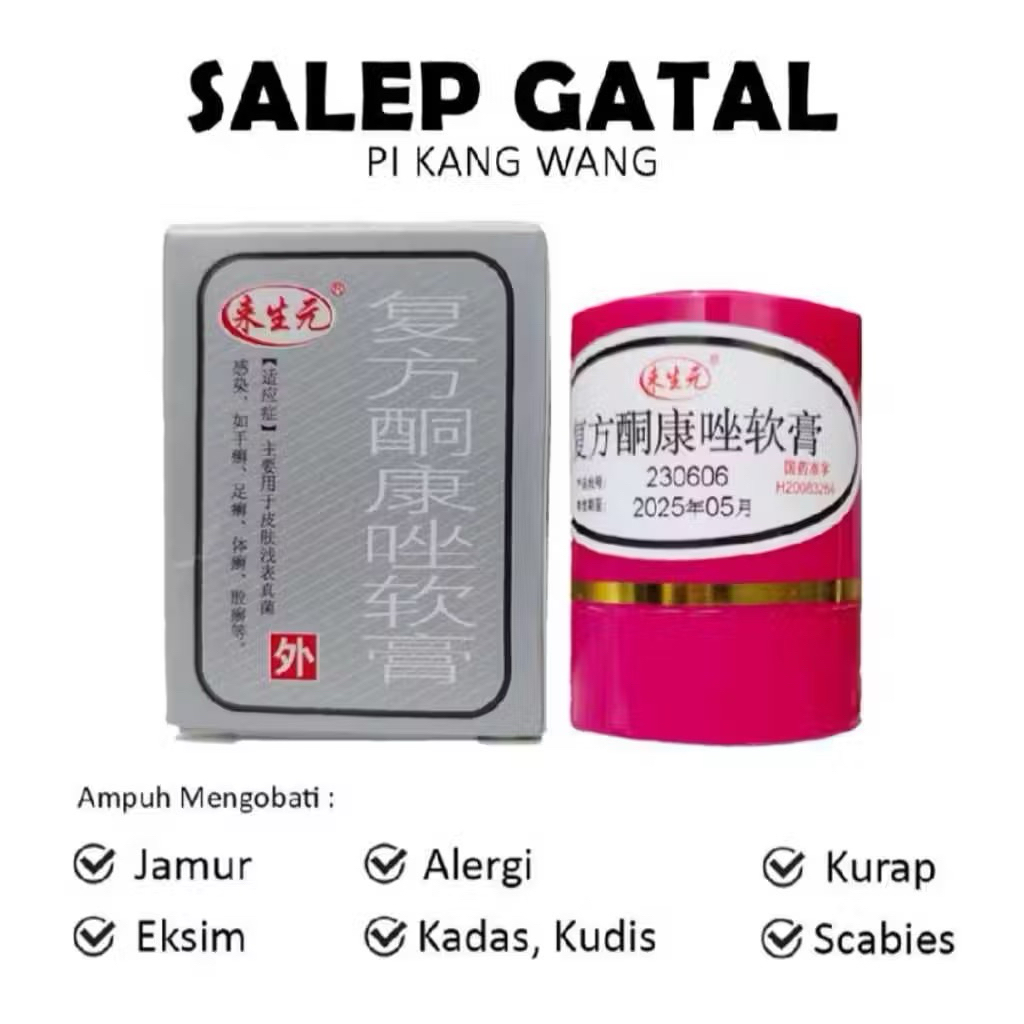 Salep Gatal Kl Kang Wang 7g - Obat Gatal, Jerawat, Alergi, Iritasi Kulit