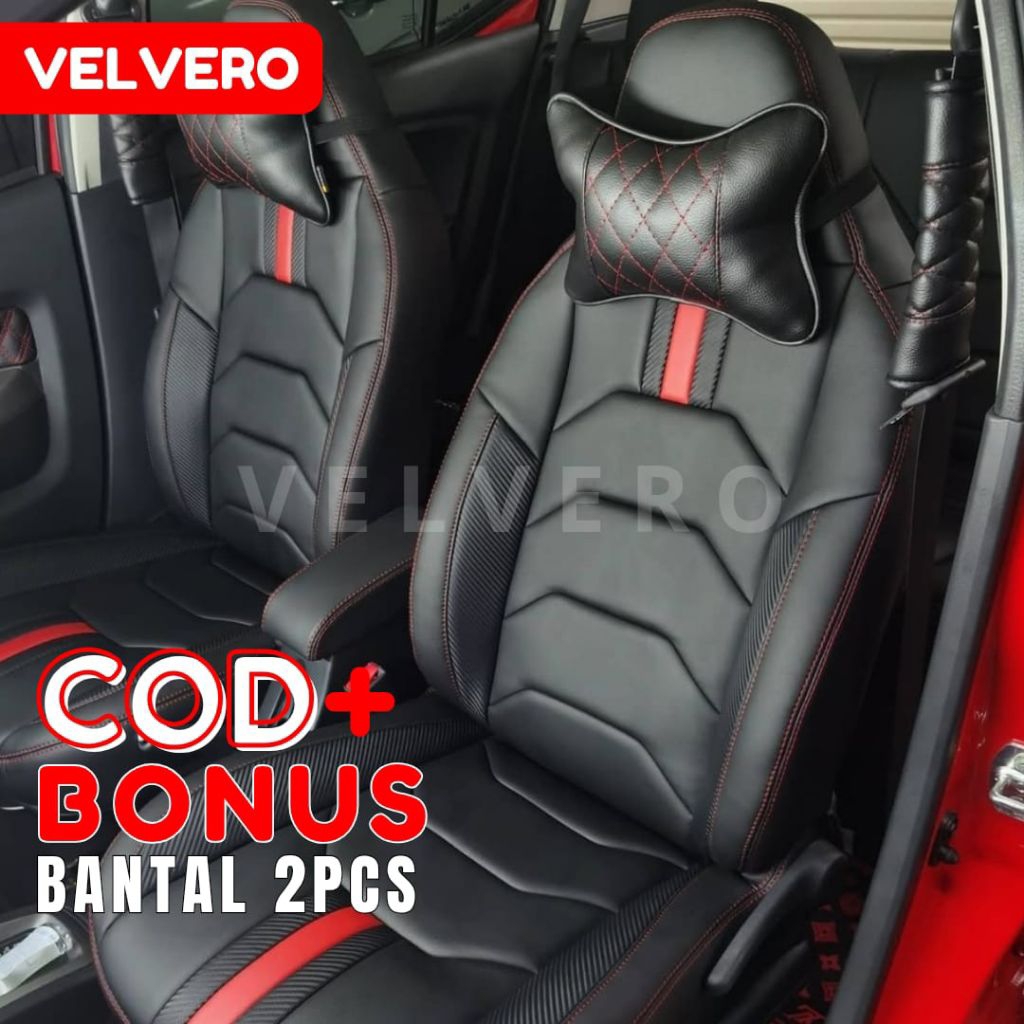 Sarung Jok Mobil Agya Full Set Dua Baris Jok