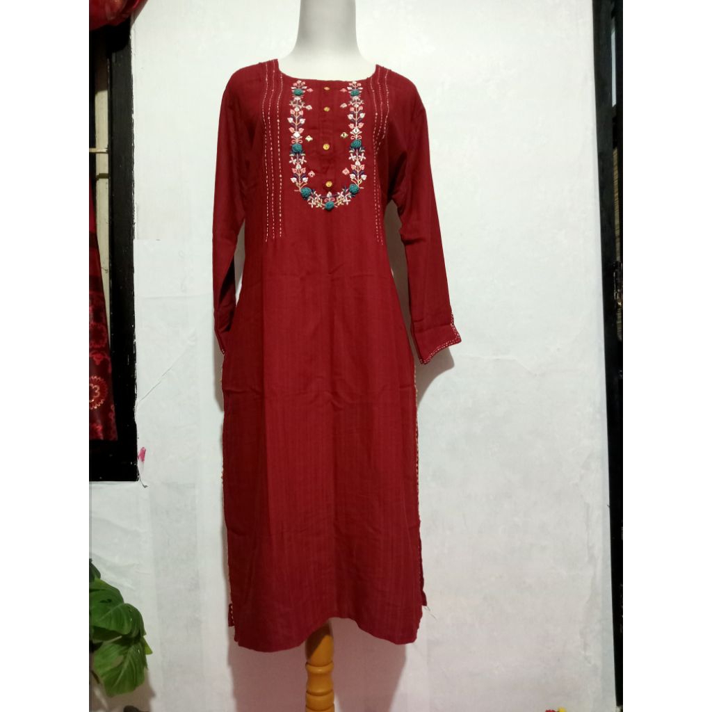 baju India/kurti set lengkap (pl)