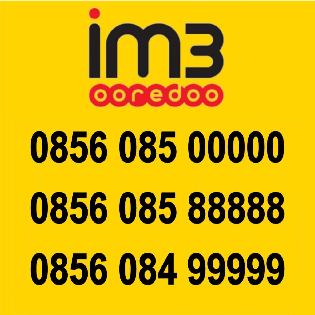 kartu perdana nomor cantik Indosat 88888 99999 00000