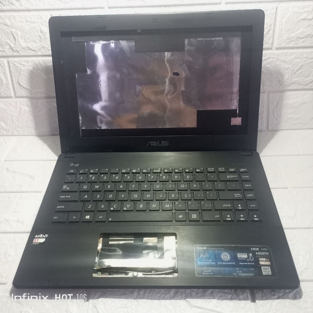 Casing body kesing case asus x452ea series asus x452 x452e x450ea x450dp ori non mulus
