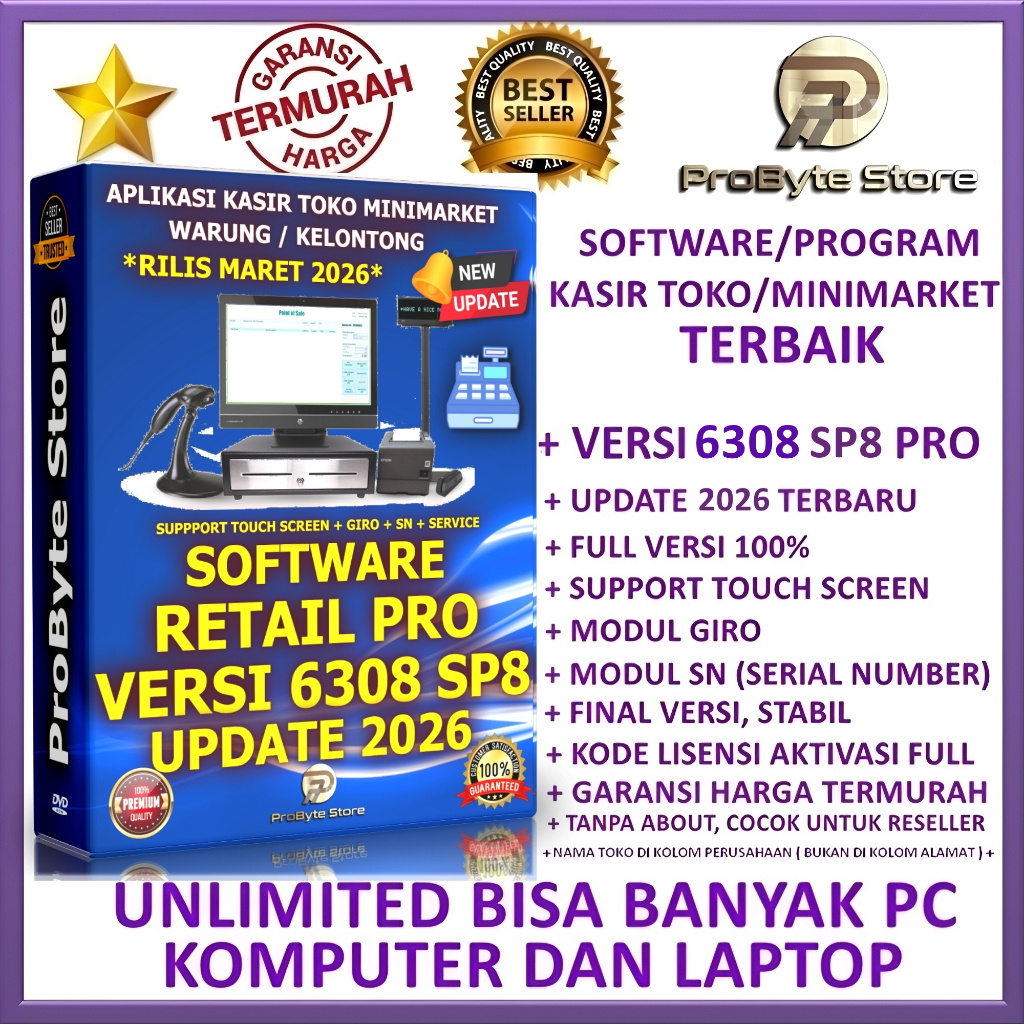 [TERBARU] SID RETAIL PRO SOFTWARE KASIR ORIGINAL UPDATE FULL TOKO MINIMARKET