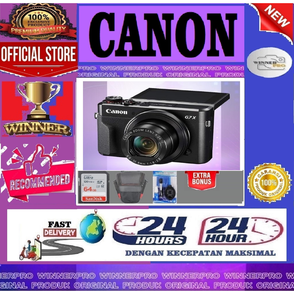 KAMERA CANON G7X MARK II / CANON G7X MARK II / G7X MARK II