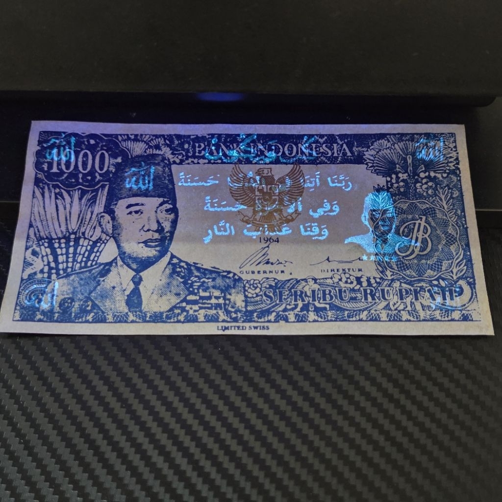 Uang Kuno Uka² 1000 Soekarno Koleksi Antik 1964