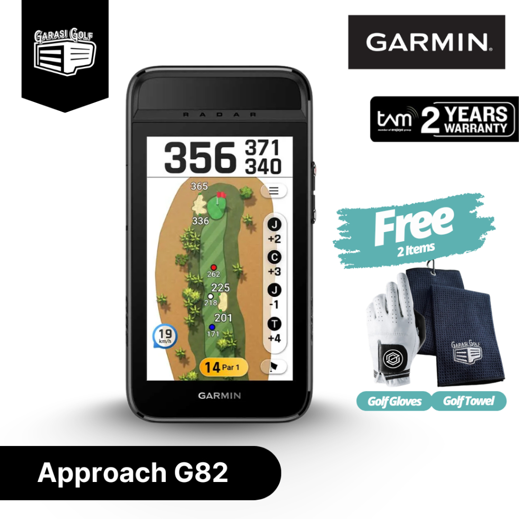 GARMIN Approach G82 Golf GPS - Sport Tracker Perangkat Pelacak Alat Pengukur Jarak
