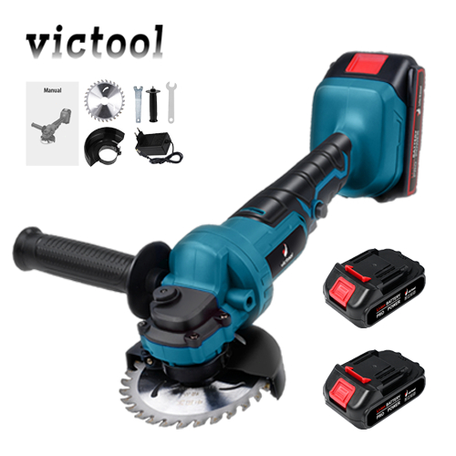 victool 800W Gerinda Baterai Gerinda Cordless Gerinda Cas Gerinda Tangan Baterai Angle Grinder Gerin