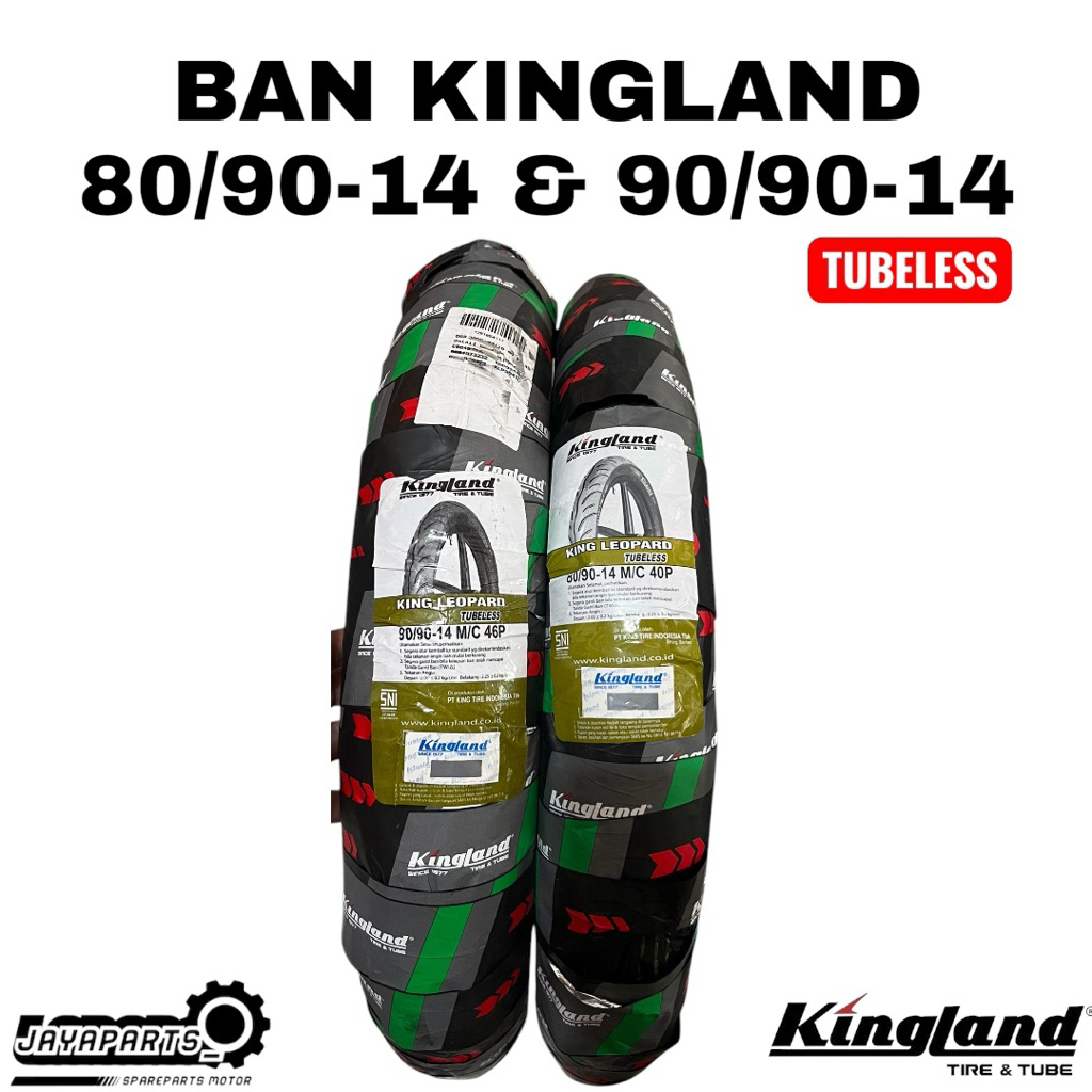 BAN KINGLAND 80/90-14 90/90-14 LEOPARD ban kingland depan belakang vario beat scoopy spacy kingland 