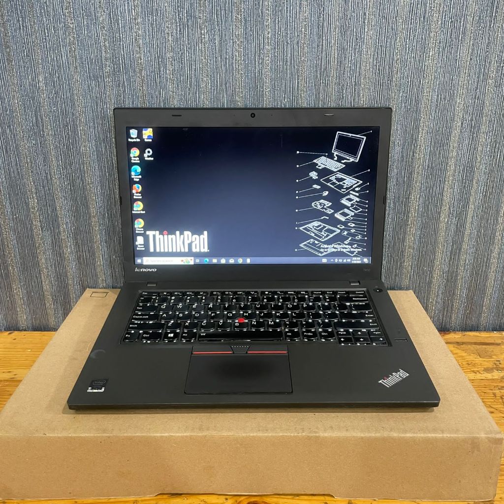 Laptop Lenovo Thinkpad T450, Core i5 - 5300U, - Hd Graphics 5500, Ram 8/500,Gb, #Backlight, Lengkap,