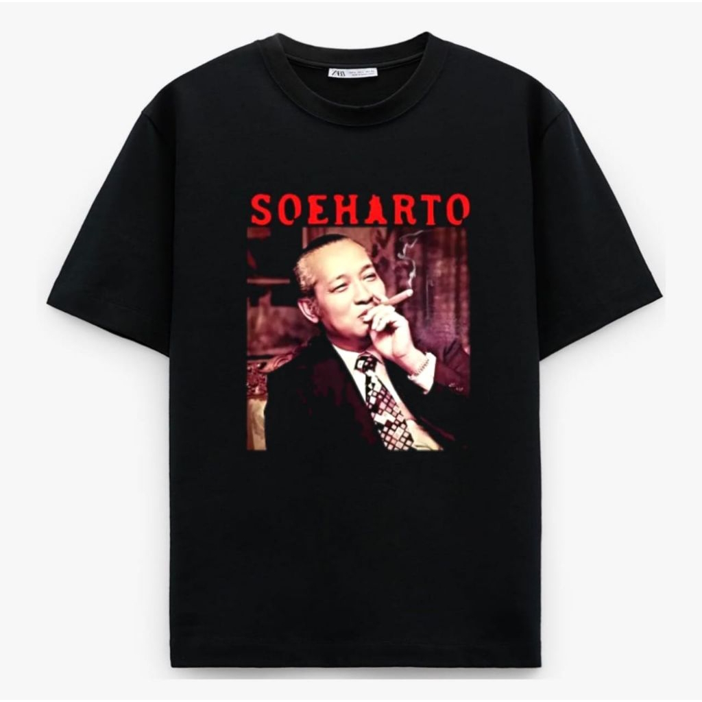 KAOS SOEHARTO MOTIF FOTO
