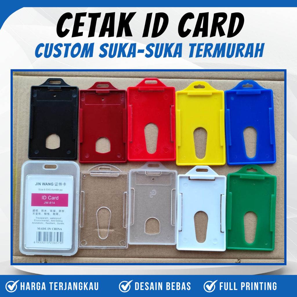 FRAME ID CARD, CASING ID CARD, CARD HOLDER ID CARD, CASE CARD
