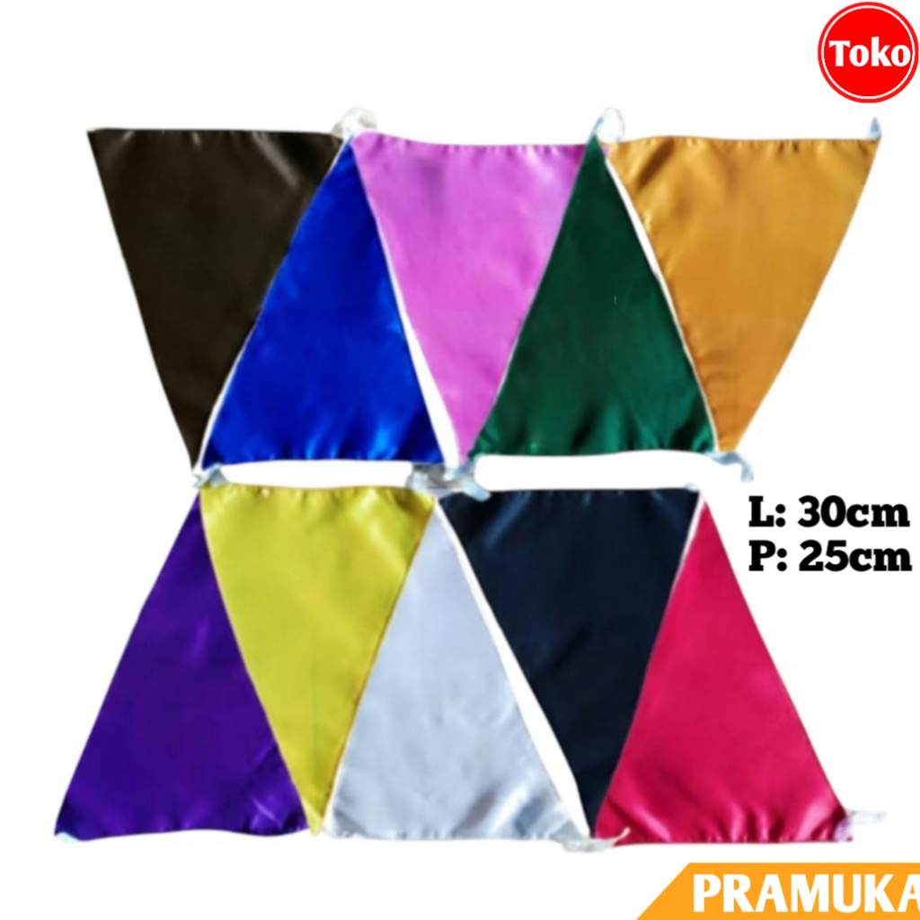 Bendera Barung Pramuka Bordir / Bendera Barung Siaga / Bendera Barung Pramuka