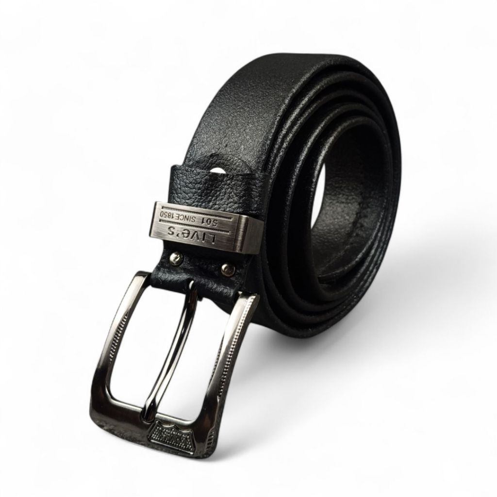 Sabuk Kulit Resleting Kepala Jarum | Ikat Pinggang Pria Reslet 150 Cm | Gesper Pria Kepala Jarum