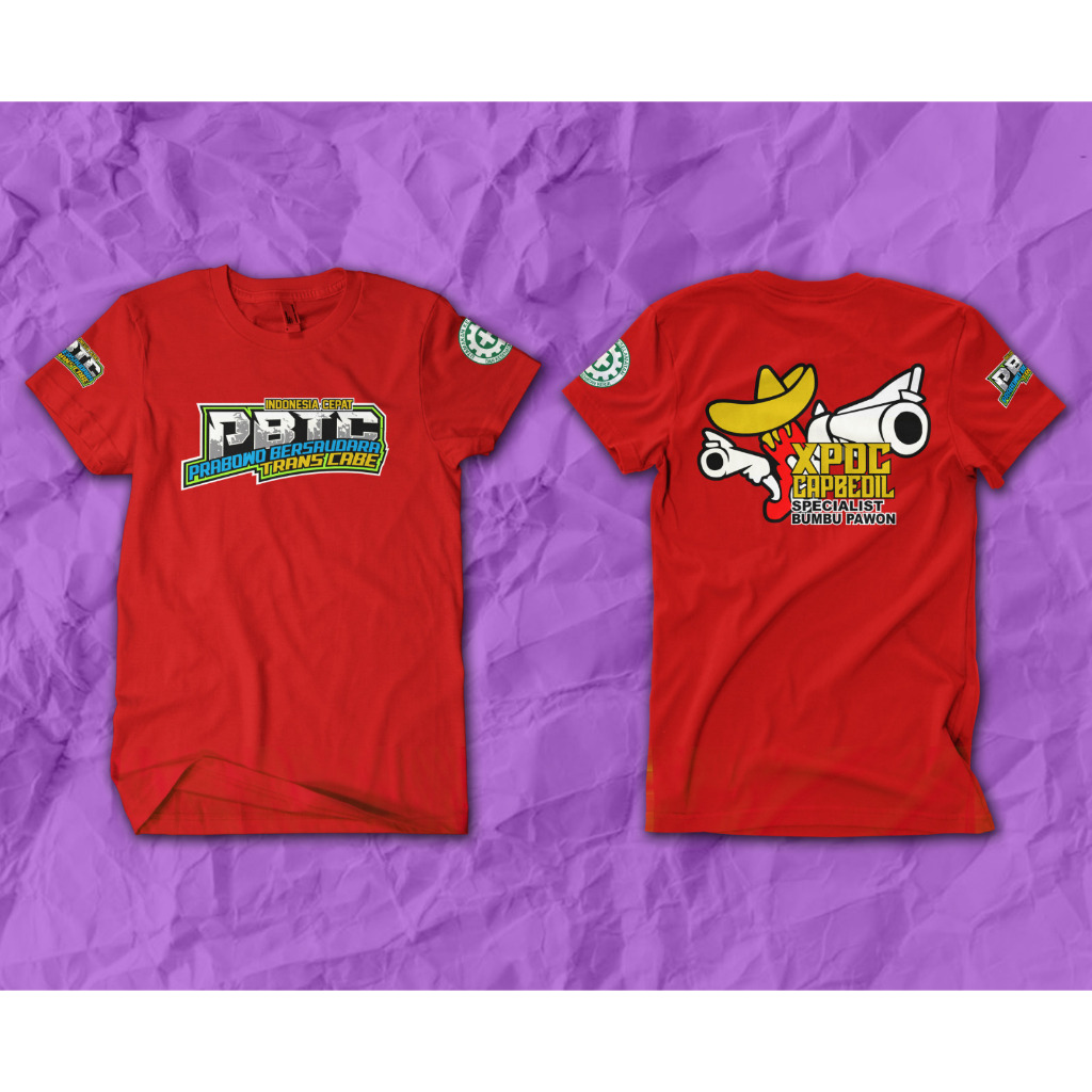 Kaos PBTC Trans Cabe Original Cotton Combed 24s