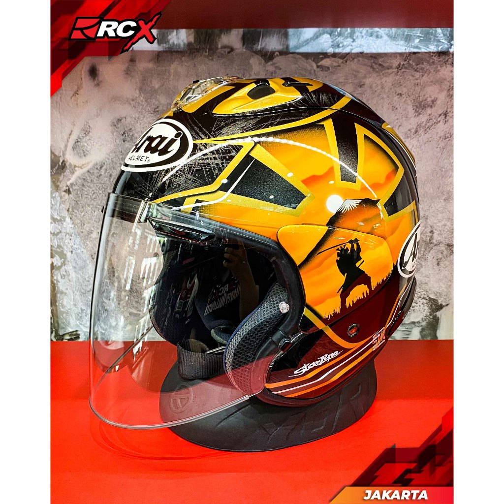 HLM Arai VZ-Ram Pedrosa Spirit Gold Original 2nd second bekas RCX