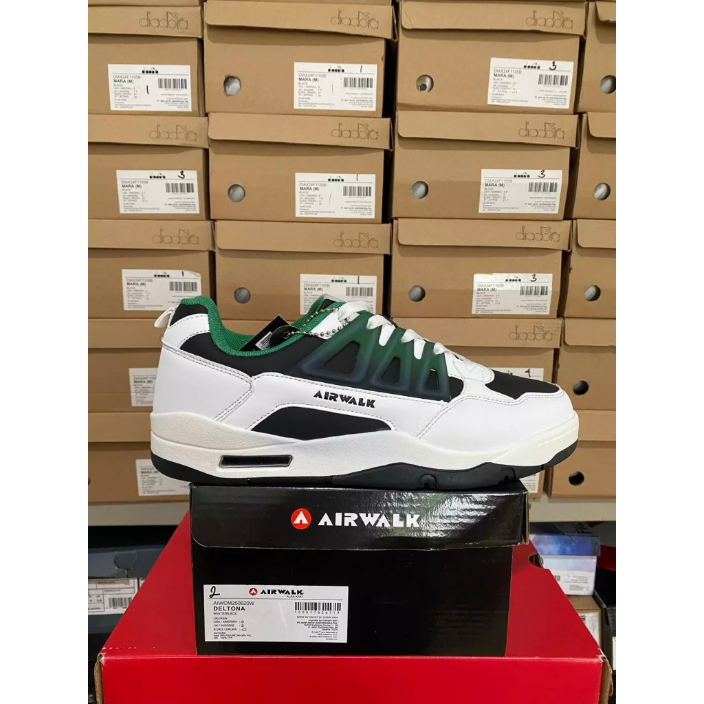 Airwalk Deltona White/Black Men Shoes Airwalk Original
