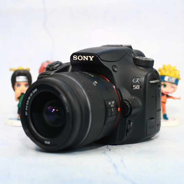 SONY A58 Lensa Kit 18-55mm f/3.5-5.6 SAM II Kamera DSLR