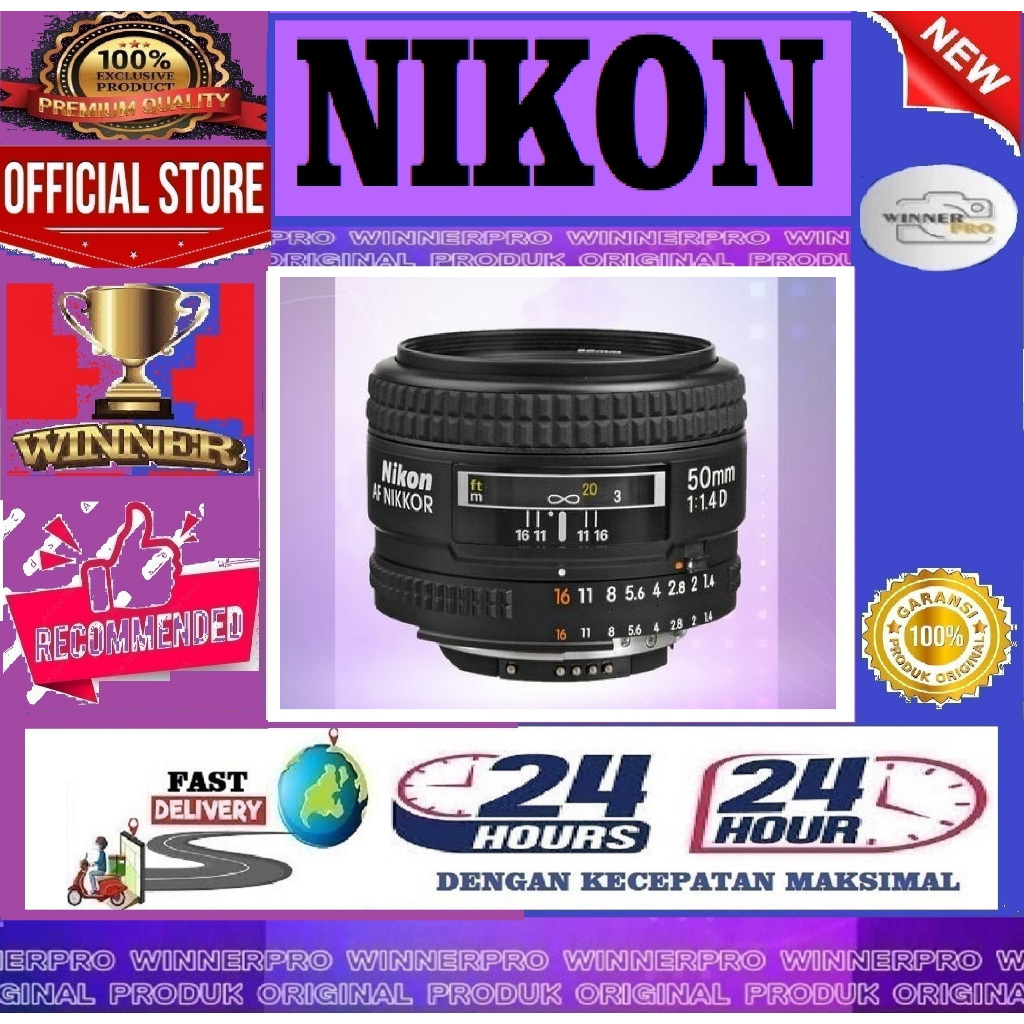 LENSA NIKON AF 50MM F/1.4D
