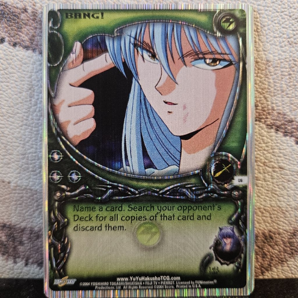 Yu Yu Hakusho TCG Bang  U Foil
