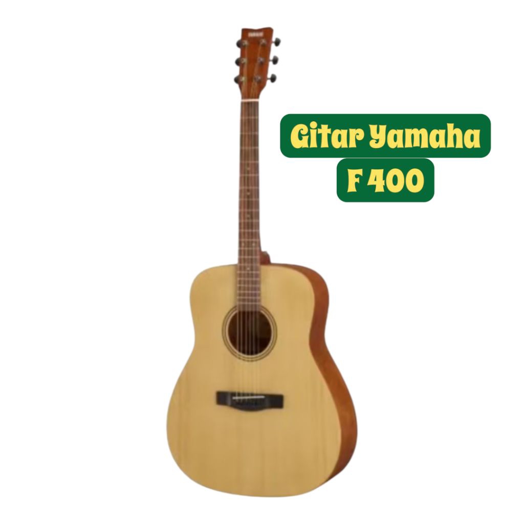 Gitar Yamaha Asli F 400 / Gitar Akustik Yamaha / Folk Gitar F - 400 Original (Tanpa Tas)